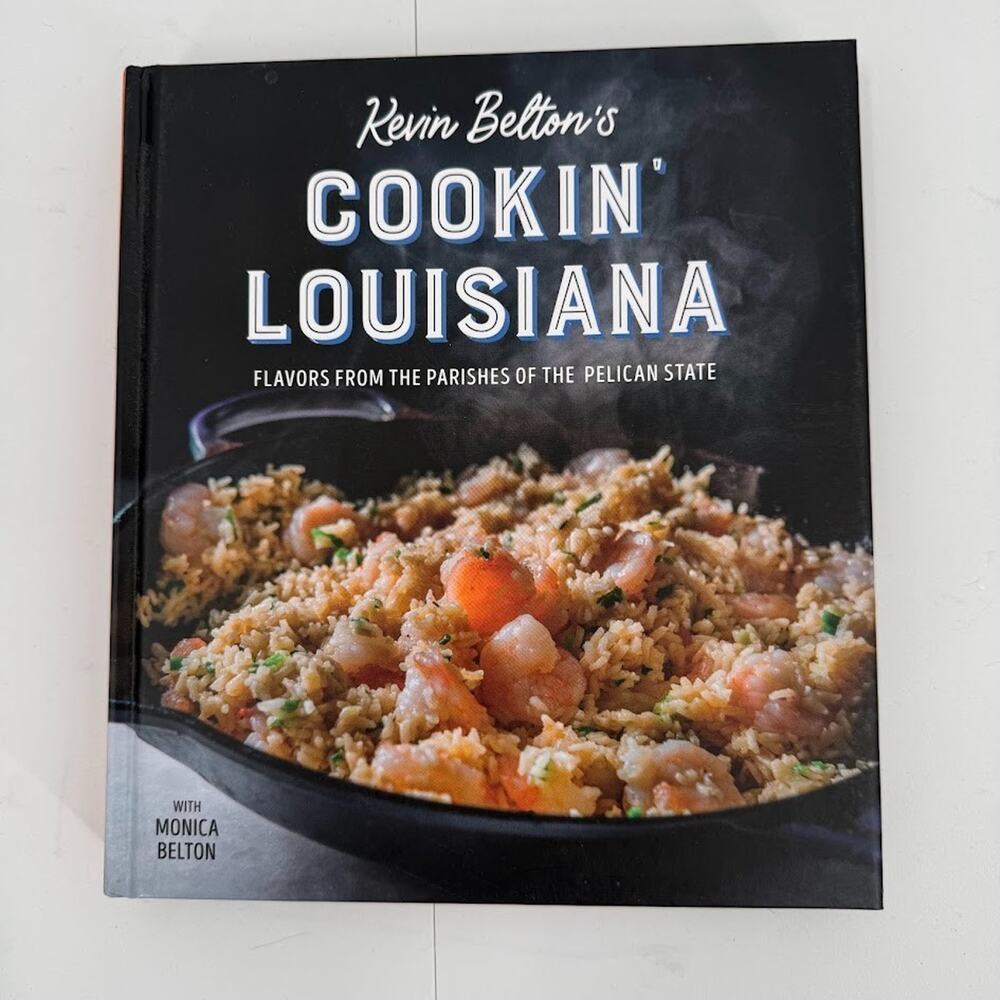 Kevin Belton’s Cookin’ Louisiana Hardcover Cookbook Cajun Creole Recipes 2021